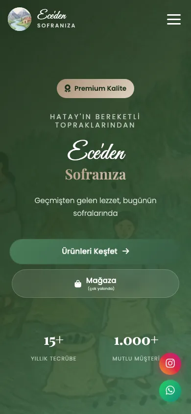Ece’den Sofranıza — Mobil